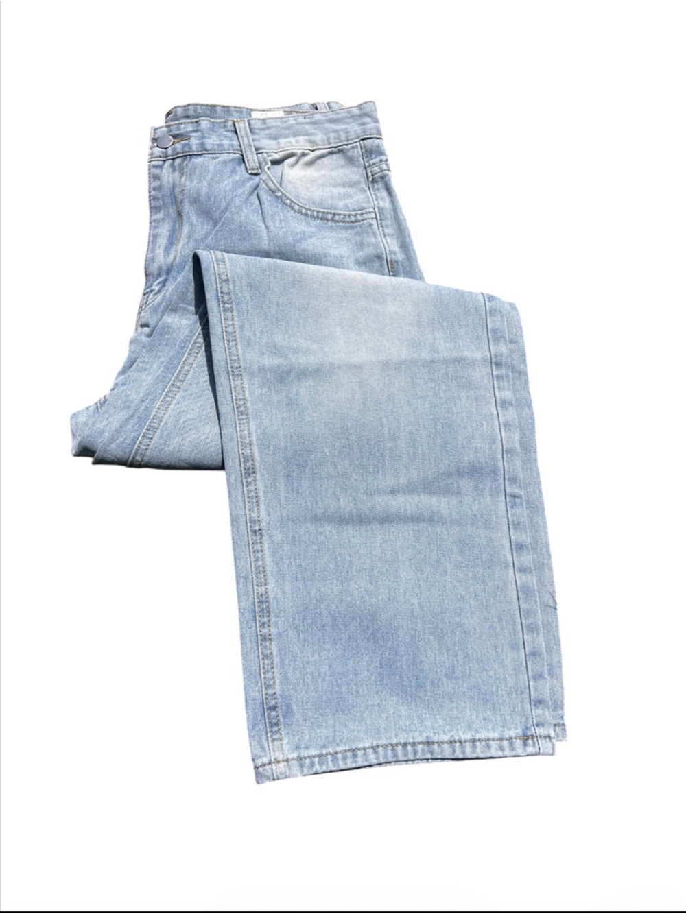 Light Wash Men’s Relaxed Fit Jeans - Picture 4 of 7